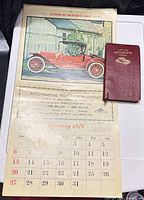 Calendar and diary full view
