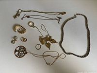 Group view of all jewelry pieces