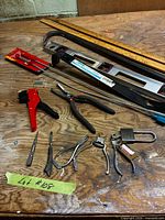 Overview of all tools on workbench