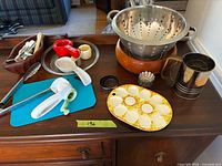 All items grouped on surface