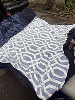 Full view of patterned top surface and surrounding vinyl edge