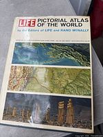 Front cover of atlas showing title and sample map images