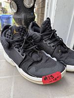 Full view of both shoes from front angle