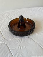 Top view showing sombrero form and amber color