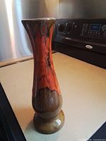 Front view showing full height, glaze pattern