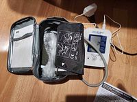 Monitor, cuff, case interior, AC adapter, manual