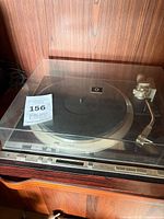 JVC turntable with dust cover