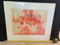 Full framed print showing artwork, mat and frame
