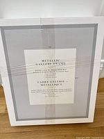 Front of boxed Indigo metallic gallery frame