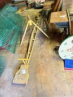 Top view of entire see-saw on floor showing length and overall condition