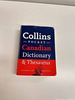 Front cover of Collins Pocket Canadian Dictionary & Thesaurus