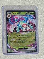 Front view of Rabsca GX card in toploader