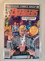Front cover showing title, issue number, cover date and main artwork in protective bag
