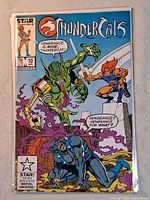 Front cover of bagged Thundercats #10 comic