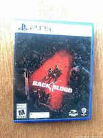 Front of PS5 Back 4 Blood case