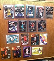 All 18 protected cards displayed on board