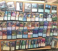 Full lot spread showing quantity and foil finish