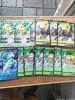 All 14 jumbo cards laid out for overview