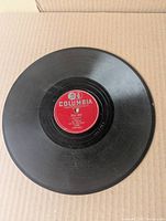Full view of 10-inch Columbia 78 RPM record