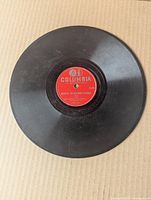 Full view of record with Rudolph side up