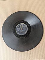 Full view of the 10-inch 78 RPM record, label side A visible