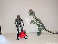Carter figure, Dilophosaurus, red backpack