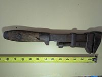 Full side view showing overall length with measuring tape
