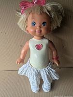 Front view of P.J. Sparkles doll with outfit
