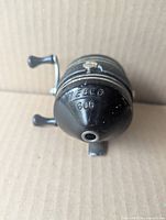 Front view showing Zebco 606 badge, dual handles