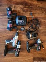 Overview of drills, batteries, chargers