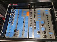 Drawer with Craftsman trays showing sockets present and taped empty positions