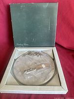 Boxed Lindsay Claire marble cheese board with spreader
