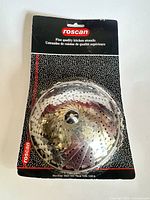 Front view of sealed Roscan vegetable steamer in retail package