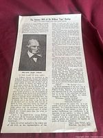 Full view of the reproduced will sheet