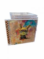 Front view of stacked sealed Toykult CDs showing cover art