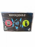 Front view of sealed Ubisoft Watch Dogs 2 three-pin set on card