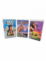 Front view of all three VHS movies