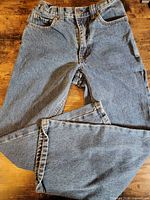 Full view of jeans front and legs
