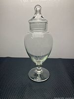 Full view of jar with lid attached, front angle