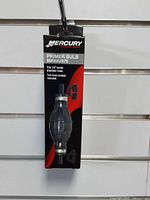 Front of Mercury primer bulb retail box