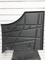 Front floor mat with molded pattern and Polaris logo