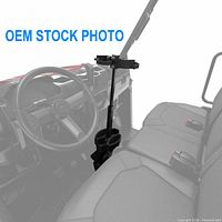 OEM photo showing gun mount installed in Polaris Ranger cab