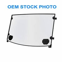 OEM stock image of clear framed windshield