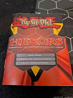 Front cover of Yu-Gi-Oh! Hexors rule book
