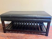 Full view of bench front profile