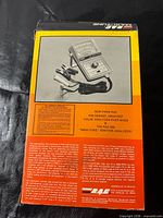 Rear of retail box with product information and RAC/RAE branding