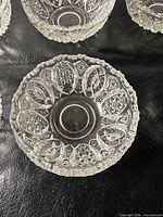Top view single bowl showing cut pattern