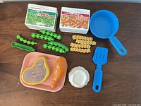 All items laid out showing quantity and variety
