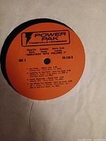 Orange Power Pak label on record side B