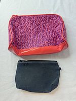 Front view of both pouches